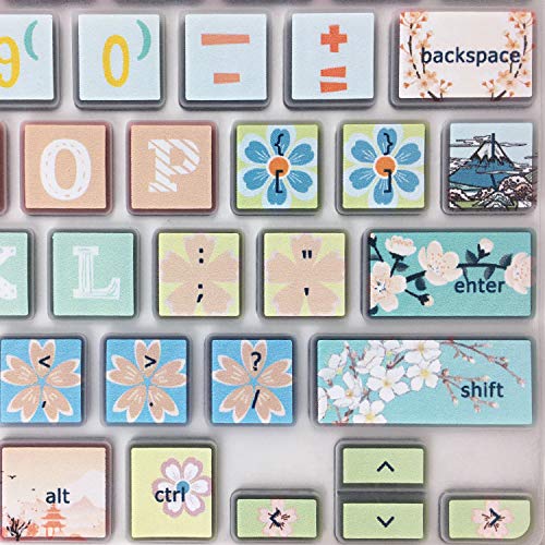 Silicon Keyboard Cover Skin for HP Chromebook 11 x360, 14-ca, 14-ak, 14-X Series - Sakura - color: Sakura
