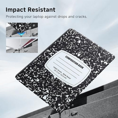 Funut Compatible with MacBook Air 13 inch Case 2022 2021 2020 2019 2018 Model A2337 M1 A2179 A1932 Plastic Hard Shell Case Protective Cover for MacBook Air 13 A2337 A2179 A1932 with Touch ID, Notebook - color: 2# notebook, size: Mac Air 13" 2018-2022(A193