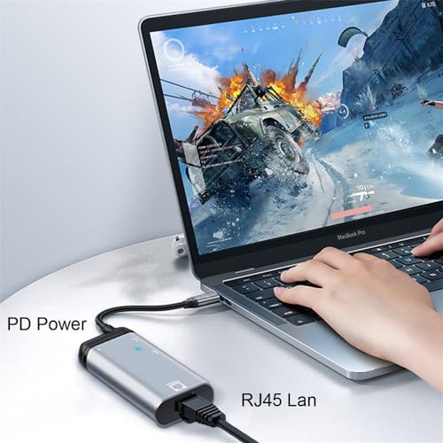 USB-C Type-C USB3.1 to 1000Mbps Gigabit Ethernet Network LAN Adapter with Female PD Power Port - style: USB-C to LAN 1000Mbps+PD+OTG