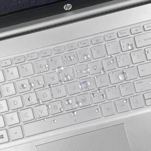 Keyboard Cover for HP OmniBook 5 AI 16" 16-ag 16-af 16-ba 16-bc Series 16z-ag100 16z-bc100 16-af1037nr 16-bc1047nr 16 inch Laptop Keyboard Skin (NOT FIT OmniBook 5 16-cf 16-bf 16-fb, OmniBook 3/7/X) - color: Clear