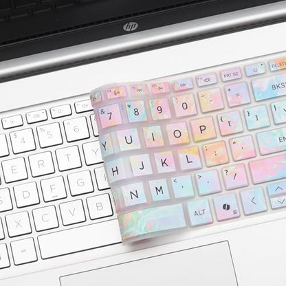 Keyboard Cover for HP Laptop 15-fc 15-fd 15.6" Series 15z-fc000 15t-fd000 15t-fd100 15-fd0023dx 15-fd0005dx 15-fc0025dx 15-fc0245dx fd0883nr fd0083wm fd0127dx fd0182wm 15-fc0093dx fc0041wm - color: Dazzle