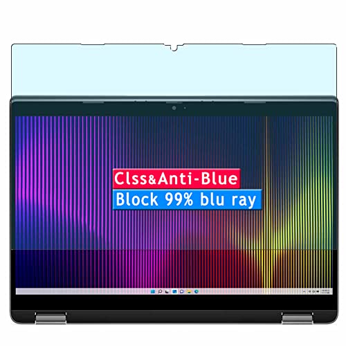 Vaxson Anti Blue Light Tempered Glass Screen Protector, compatible with Dell Latitude 3000 3340 2 IN 1 13.3" Laptop Visible Area Cover Only, 9H Film Protectors [ Not Full Coverage ]