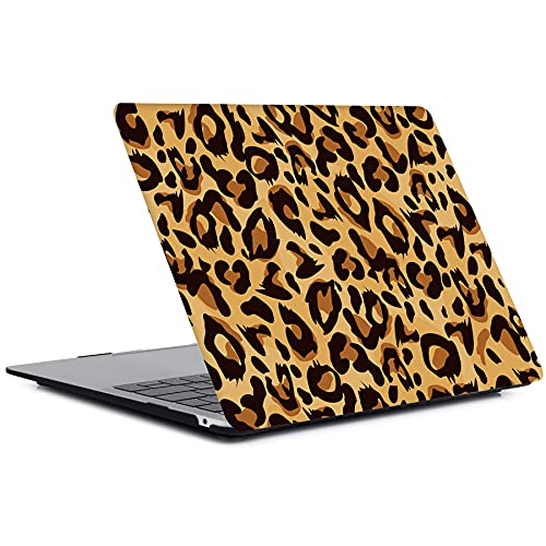 Protective Case Compatible with MacBook Pro 13 inch with CD-ROM Model: A1278(Old Version 2012/2011/2010/2009/2008), Plastic Hard Shell Case Cover & Keyboard Cover Skin - Leopard - color: Leopard 3, size: A1278(Pro 13 w/CD-ROM 2008-2012)