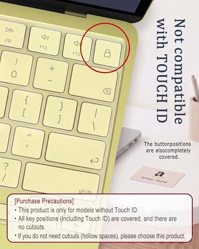 Premium Ultra Thin TPU Keyboard Cover Protector for MacBook Neo 13"(2026, 256G, Non-Touch ID) US Layout Clear Keyboard Protector A18 Pro Chip