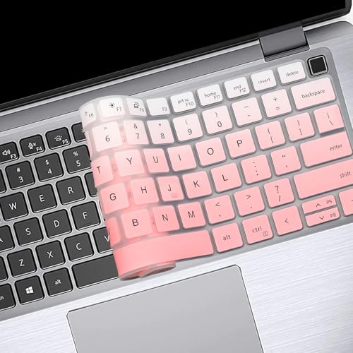 Keyboard Cover for Dell Latitude 14" 3450 3440 5450 5440 5430 5431 5420 7450 7440 7430 7420 7410, Dell Latitude 14" 9420 9430, Latitude 16 7650 7640, Latitude 15.6" 9520 9510 7520 -Ombrepink - color: Ombrepink