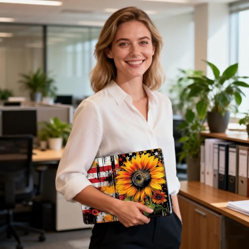 Universal Laptop Skin Sticker Decal for 11.6”12" 13" 13.3" 14" 15" 15.4" 15.6" Reusable Waterproof Scratch-Scratch Resistant Protective Vinyl Laptop Notebook Skin Stickers - Yellow Sunflower Flag - color: Yellow Sunflower Flag