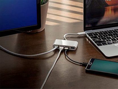 Monoprice USB-C to HDMI Adapter - White, Supports Up to 10Gbps Data Rate & USB 3.1 SuperSpeed - Select Series (Pack of 2) - size: 1 Count (Pack of 2)