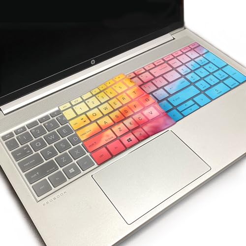 i-Tensodo Keyboard Cover for HP ProBook 15.6 inch Laptop,15.6 inch HP ProBook 450 G8 G9 G10/ 455 G8 G9 G10/ 650 G8/HP Zbook Power G8 G9 Keyboard Skin(NOT fit HP ProBook 450/455/650 G6 G7)-Dazzling - color: Dazzling