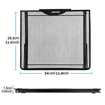 IMAGE Laptop Stand, A3 Large Version Foldable Portable Ventilated Desktop Laptop Stand Holder, Adjustable 12 Angle Points Stand, Compatible with 10" ~ 17" Notebooks, LED Light Box Pad