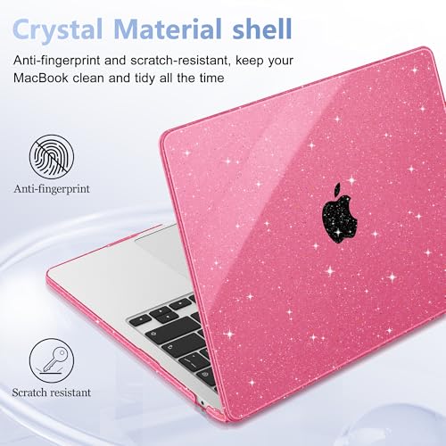 May Chen for 2026 MacBook Air 15 inch Case 2025 2024 2023 A3448 M5 A3241 M4 A3114 M3 A2941 M2 with Liquid Retina Display & Touch ID, Plastic Hard Shell with Keyboard Cover - Peach - color: Peach