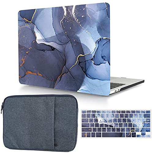 Case Compatible with MacBook Pro 13 inch 2012 2011 2010 2009 2008 Release with CD-ROM, Plastic Hard Shell Cover & Sleeve Bag & Keyboard Cover Skin for MacBook Pro 13 A1278,Dark Mist - color: Dark Mist, size: A1278(Pro 13 w/CD-ROM 2008-2012)