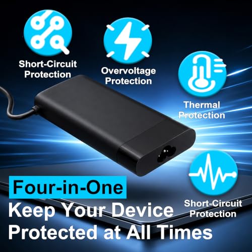 150W Laptop Charger AC Adapter Compatible with HP Zbook 15 16 17 15U 15V G3 G4 G5 G6 G7 G8 G9 Victus 15 Pavilion Gaming 15 15-bc 17 OMEN 15 17 Pavilion Gaming 15 17 Blue Tip Power Supply Cord