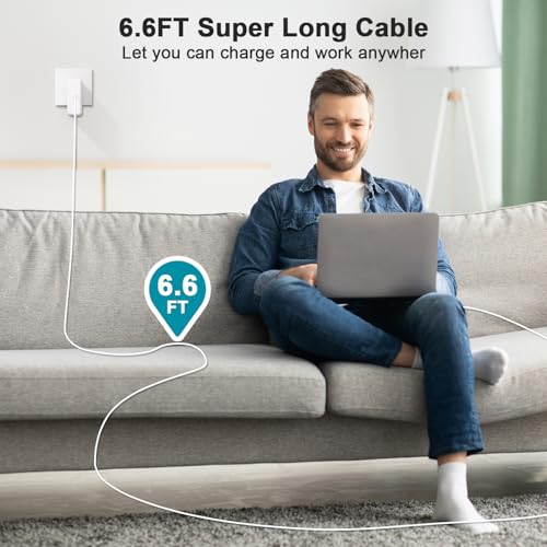 60W Charger for MacBook Pro, 60W Magnetic2 T-Tip Power Adapter Charger Replacement for Mac Pro/air 11/13 Inch (Between 2012-2017) - size: PA-60W