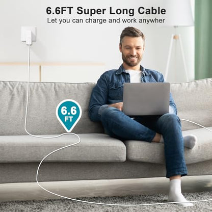 60W Charger for MacBook Pro, 60W Magnetic2 T-Tip Power Adapter Charger Replacement for Mac Pro/air 11/13 Inch (Between 2012-2017) - size: PA-60W
