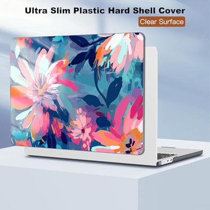 CISSOOK Compatible with MacBook Air 13.6 inch Case M2 M3 M4 M5 | A3449 A3240 A3113 A2681, 5in1 Set Hard Shell Case Keyboard Cover for MacBook Air 13.6 inch 2022 - 2026, Muti-Color Painting - color: Air13.6inch-Muti-color Painting