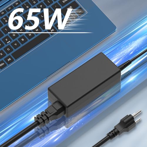 Hafiuege 19V 3.42A DC Universal Laptop Charger, 65W Power Supply Adapter | Fit for HP Lenovo Dell ASUS Gateway Acer Chromebook LG Monitor Samsung TV Spire Spin Toshiba Satellite Harmon Kardon