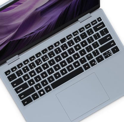 Keyboard Cover Compatible with Dell 14 Plus Laptop DB14250 DB14255 14 inch, Dell 14 Plus 2-in-1 Laptop DB04255 DB04250 Keyboard Skin Protector - Black - color: Black