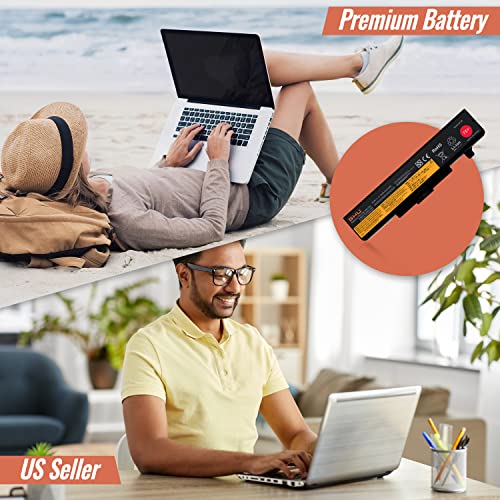 GHU New Battery 58 WH Compatible with Thinkpad G580 Y580 G480 G485 G585 Y480 Y480N Y485 Y485N Y480P Y580 Y580N Y485P Z380 Z480 Y580P Z580 Z585 Z485 G700 G710 P580 P585 - style: 58Wh/(75+)