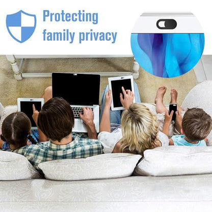 5-Pack Camera Privacy Cover, Slide Webcam Cover for Laptop MacBook PC Phone, Camera Lens Slider Protector, Universal Webcam Cover for Smartphone, Tablet, Computer