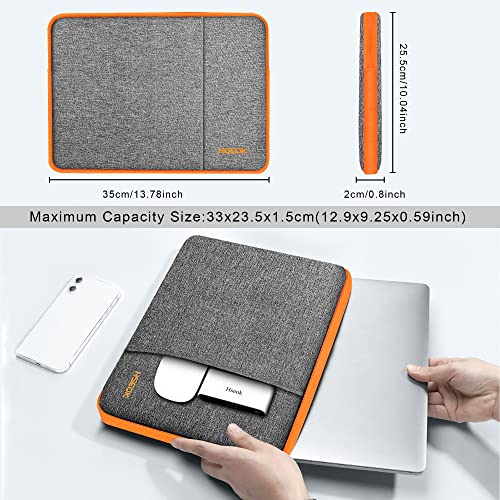 Hseok Laptop Case 13.3-14 Inch Sleeve, Water-Resistant Computer Bag Compatible with MacBook Neo/Pro 14" M5/M4/M3/M2/M1 and All 13.3" Mac Air/Pro, XPS 14 and Most Popular 13.3"-14" Notebook，D02G02 - color: D02G02, size: 13.3"