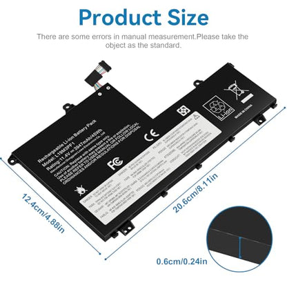Futurebatt L19M3PF1 Laptop Battery Replacement for Lenovo ThinkBook 15-IML 15-IIL 14-IML 14-IIL Series L19C3PF1 L19D3PF1 L19L3PF1 L19M3PF2 L19C3PF9 L19M3PF9 L19L3PF8 L19D3PF2 - size: L19M3PF1 9.61 6.38 0.67in