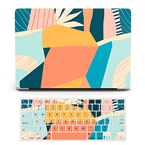 Laptop Case Compatible with MacBook Pro 13 inch with CD-ROM Model: A1278(Old Version 2012/2011/2010/2009/2008), Protective Plastic Hard Shell Case Cover & Keyboard Skin - Colored Pattern - color: Colored Pattern, size: A1278(Pro 13 w/CD-ROM 2008-2012)