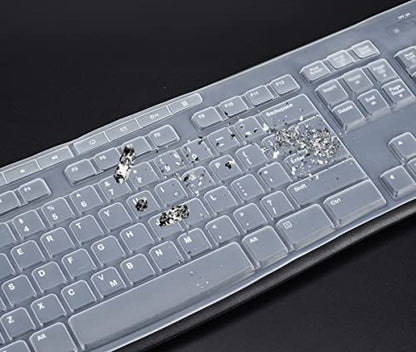Keyboard Cover for Logitech MK370 MK295 MK270 K270 Keyboard, Logitech MK370 MK270 K270 Keyboard Skin Protector - Clear - color: Clear