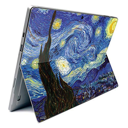 MightySkins Skin for Microsoft Surface Pro 7 - Starry Night | Protective, Durable, and Unique Vinyl Decal Wrap Cover | Easy to Apply, Remove, and Change Styles | Made in The USA - color: Starry Night