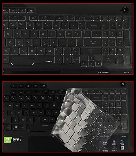 Laptop Ultra Thin Clear Transparent Tpu Keyboard Cover Protectors for ASUS ROG Strix G G731GV G731GU G731GW 17.3"