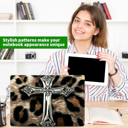 Laptop Skin Sticker Decal, Universal Protective Cover Fit 12 13 14 15.6 Inch Notebook, Reusable Water-Resistant Vinyl Decal w/ 2 Wrist Pads for Business Travel Office, Leopard Print Art - color: Leopard Print Art