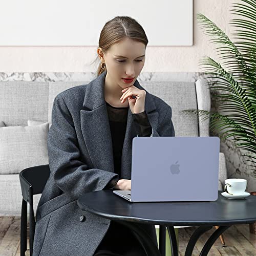 MOSISO Compatible with MacBook Pro 16 inch Case M5 M4 M3 M2 M1 2026-2021 | A3429 A3428 A3403 A3186 A2991 A2780 A2485, Protective Hard Shell Case&Keyboard Cover&Screen Film&Pouch, Lavender Gray - color: Lavender Gray