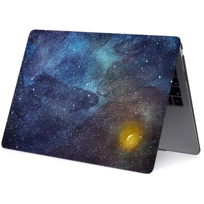 Hard Case Compatible with Old Version MacBook Pro 13 inch Case 2012 2011 2010 2009 2008 Release A1278 with CD-ROM, Laptop Plastic Hard Case Shell & Keyboard Cover, Blue Starry - color: Blue Starry, size: A1278(Pro 13" w/CD-ROM 2008-2012)