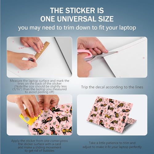 Laptop Notebook Skin Sticker Cover Decal, 12 13 13.3 14 15 15.4 15.6 inch Laptop Vinyl Skin Sticker Cover Art Protector Notebook PC (NEK-51) - color: NEK-51