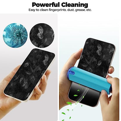 Phone Screen Cleaner Spray,Laptop Touchscreen Mist Cleaning Spray for Monitor Tablet TV Tesla OLED Screen Sunglasses - with 20ml Refill, Brush & Wipe Tool - Blue - color: blue18ml