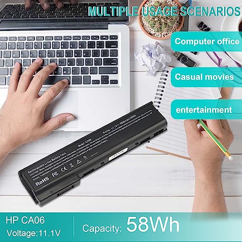 Futurebatt Laptop Notebook Battery for HP ProBook 640 645 650 655 G0 G1 Series, P/N: CA06 CA06XL HSTNN-DB4Y HSTNN-LB4Z HSTNN-LB4X HSTNN-LB4Y HSTNN-LP4Z - size: CA06 8.86*3.15*1.38 in