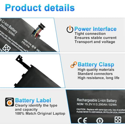 00HW028 01AV458 01AV439 SB10F46466 Battery for Lenovo Thinkpad x1 Yoga gen Carbon 4th Gen 4 2016 ThinkPad X1 Yoga Gen1/Gen2 Series 01AV409 01AV457 SB10F46467 01AV438 - size: 10.00*3.15*0.31inch 00HW028