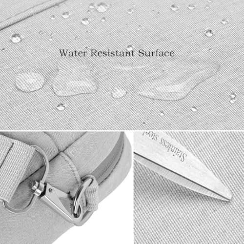 CAAORDKSO 15.6-16.1 Inch Laptop Sleeve Case Compatible with Lenovo Acer HP Dell ASUS Laptop, Acer Nitro/Aspire 15/ Aspire 1/3/5 15.6", HP Pavilion/Envy x360, ASUS Vivobook Go 15.6 Laptop bag, Grey - color: Grey, size: 15.6-16 Inch