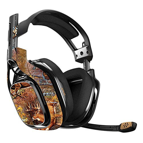 MightySkins Skin Compatible with Astro A40 3rd Generation Gaming Headset - Deer Pattern Protective, Durable, and Unique Vinyl Decal wrap Cover Easy to Apply, Remove, and Change Styles Made in The USA - color: Deer Pattern