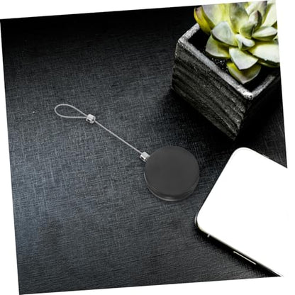 2pcs Retractable Anti-Theft Cable Lock Security Rope Portable Locking Cable for Remote Control Steel Tether Attachment for TV and Laptop