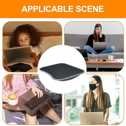 Laptop Lap Desk, Comfortable Laptop Bed Tray, Bed Lap Stand with Soft Pillow Cushion, Space Saving Writing Padded Tray, Portable Computer Lap Desk Pad, Cushioned Lap Desk for Study Work Game On Couch