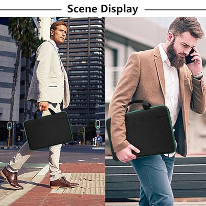 Hseok Laptop Sleeve 13-14 Inch Case Briefcase Compatible with MacBook Neo Pro 14 M5/M4/M3/M2/M1, All Models 13.3 Mac Air/Pro, XPS 13 14, Most Popular 13"-14" Notebooks,BK01GR01 - color: BK01GR01, size: 13"-14"