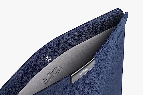 Bellroy Laptop Sleeve (Fits 14 Inch Laptop or MacBook, Slim Protective Case with Magnetic Closure) - Navy - color: Navy