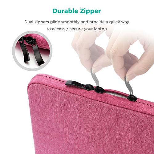 NIDOO 13-14 inch Laptop Sleeve Case Protective Computer Cover for 14" MacBook Pro M5 M4/ 14.4" Surface Laptop Studio / 14" Lenovo IdeaPad 5i Gen 9 / ThinkPad X1 Carbon/ P14s T14 E14 HP Dell Acer - color: Red, size: 13-14 Inch / Surface Laptop Studio