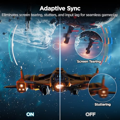 KOORUI 27 Inch Curved Gaming Monitor 180Hz FHD 1080P, 1500R VA Display | Adaptive Sync, 3000:1 Contrast, 90% DCI-P3, Eye Care, HDMI×2 and DP, VESA Compatible, FPS & Console Gaming, Bedroom Setup - size: 27inch 180Hz/FHD/Curved