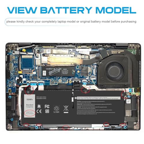 FK0VR Laptop Battery Replacement for Dell Latitude 5330 7330 7430 7530 Latitude 5330 2-in-1/7330 2-in-1/7430 2-in-1 P133G P134G P135G P136G P110F P138G P139G FKOVR 8H6WD 51R71 293F1 01VX5 404T8 - size: FK0VR