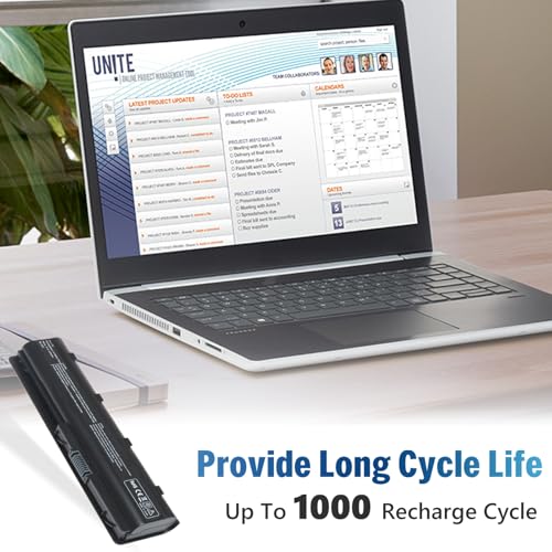 593553-001 593554-001 MU06 MU09 Extended Laptop battery for HP Pavilion G6 G7 G62 G72 G4 / 2000 Notebook PC / DV6 DV7 DM4 / Compaq Presario CQ32 CQ42 CQ43 CQ56 CQ57 CQ62 CQ72[10.8V 5200mAh 6Cell]