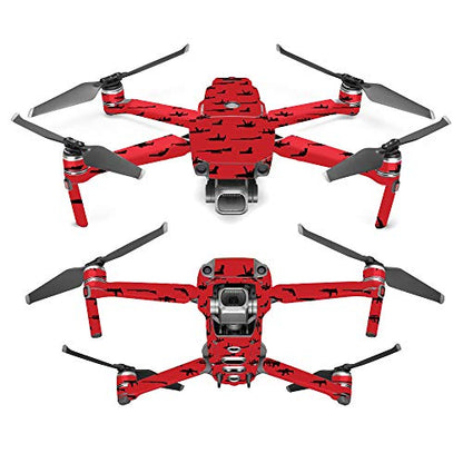 MightySkins Skin Compatible with DJI Mavic 2 Pro or Zoom - Guns | Protective, Durable, and Unique Vinyl Decal wrap Cover | Easy to Apply, Remove, and Change Styles | Made in The USA - color: Guns