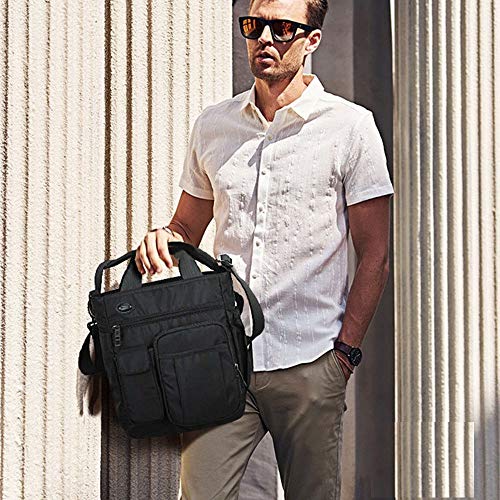 Crossbody Messenger Bag Business Sport Travel Multifunctional Shoulder Bag Laptop Bag Men Women | Business - color: Black