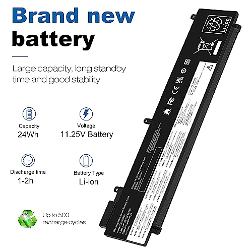 ASUNCELL 11.25V 24Wh 00HW022 00HW023 Battery for Lenovo ThinkPad T460s T470s Series SB10F46460 SB10F46461 SB10F46474 SB10F46475 00HW036 00HW037 - size: 00HW022 12.36 * 4.13 * 0.73 in