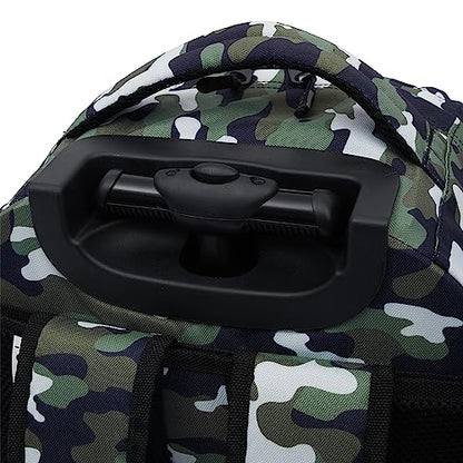 Travelers Club 18" Rolling Backpack with Shoulder Straps, Camo - color: Camo, size: 18 Inch